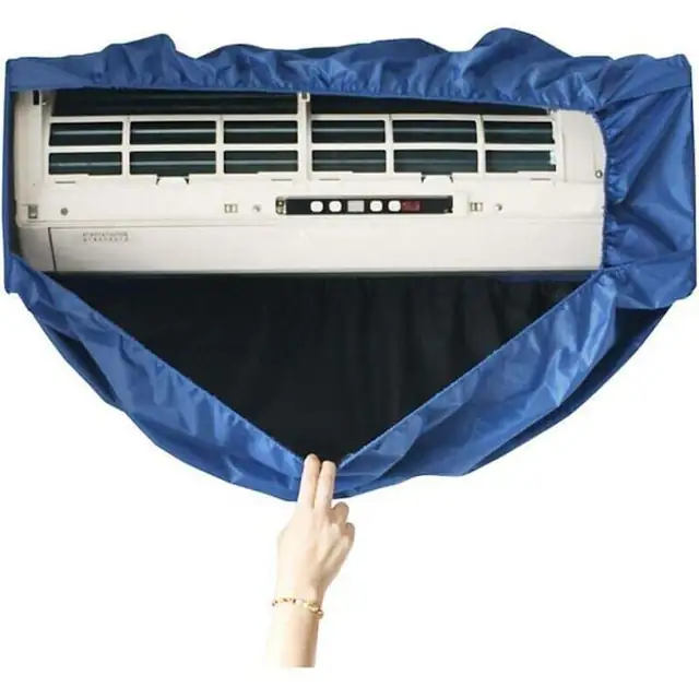 Husa protectie curatare aer conditionat split, albastru, 2.5m furtun, 2.4m lungime