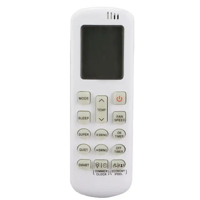 Telecomanda inlocuire pentru aer conditionat Hisense, ABS, alb