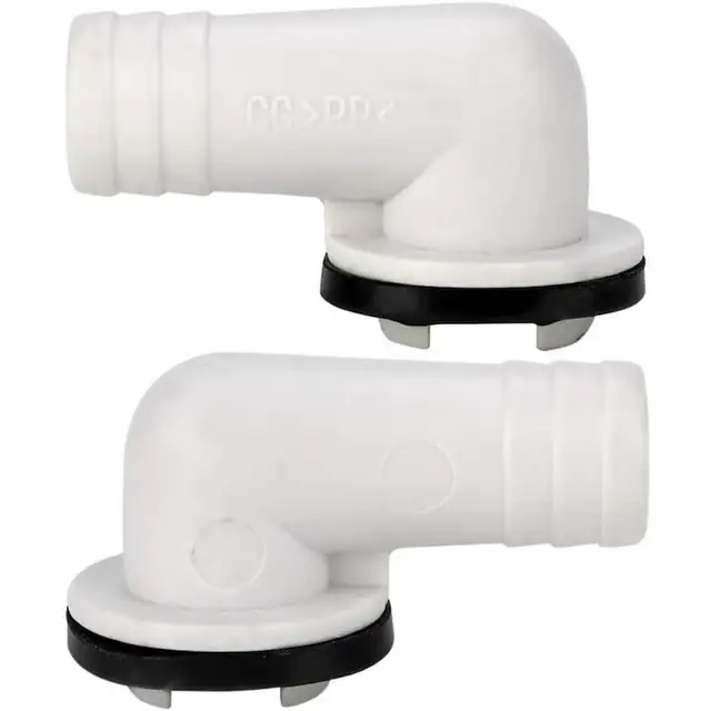 Furtun evacuare aer conditionat cot drept, ABS, rezistent, universal