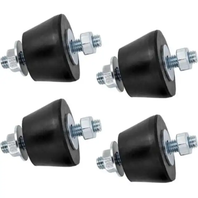 Placute antivibratii pentru aer conditionat, cauciuc si otel galvanizat, 40x26mm, suport pana la 80kg