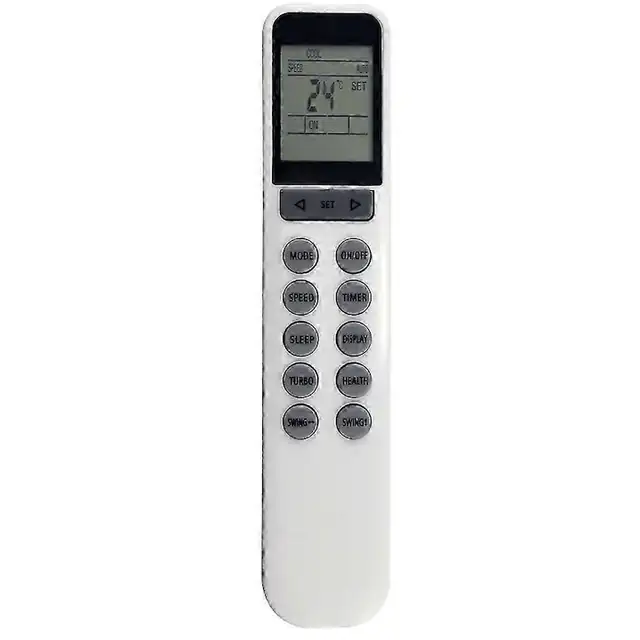 Telecomanda aer conditionat alba 2xAAA 10x5x2cm