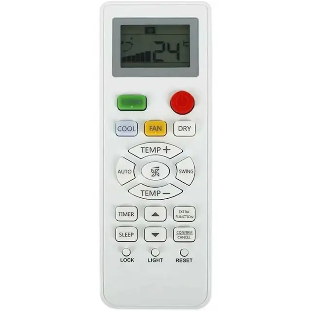 Telecomanda universala pentru aparat de aer conditionat, ABS, durabila, compatibila, 15x5x2cm