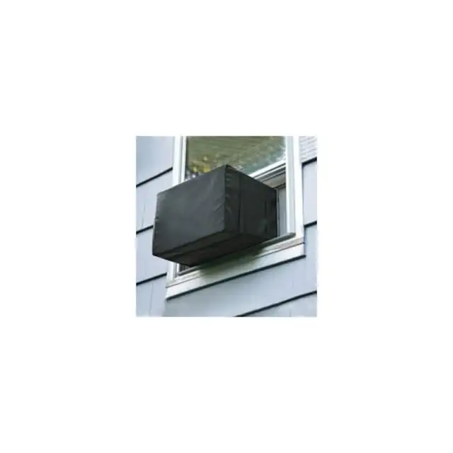 Husa protectie pentru aparat aer conditionat fereastra, impermeabila, neagra, 53x40x38cm