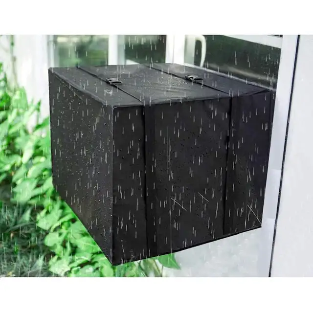 Husa protectie pentru aer conditionat fereastra 25,5x17x21cm, reglabila, impermeabila