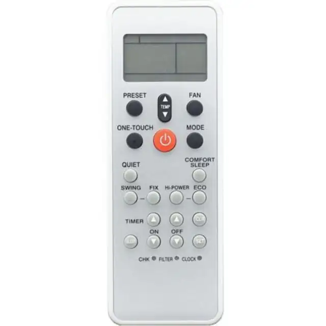 Telecomanda inlocuire aparat aer conditionat, OEM, universal, negru