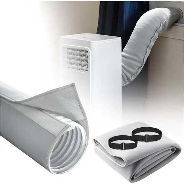 Husa furtun aer conditionat universala 59 inch izolata antipraf, diametru 5 si 5.9 inch