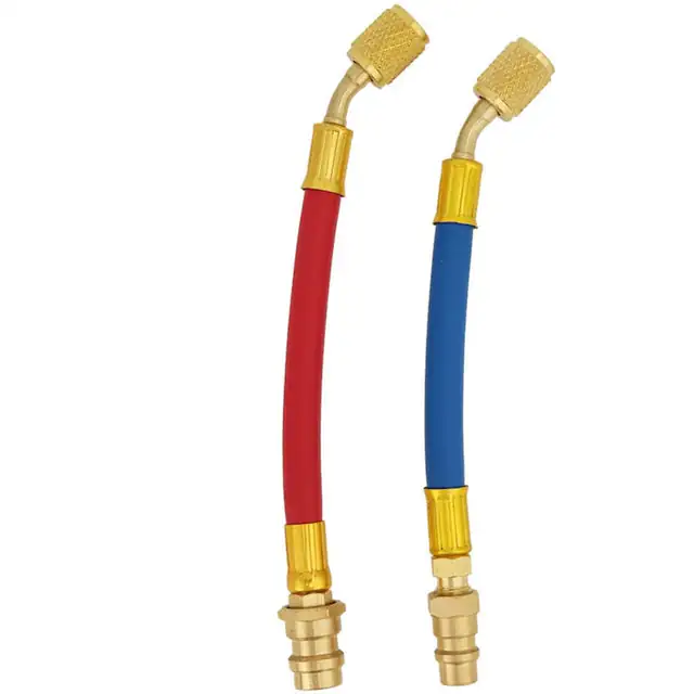Adaptor aer conditionat R134A la R12 R22, 2 piese, alama, filet SAE 1/4"