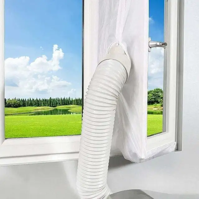 Banda etansare pentru aer conditionat mobil, 400cm, alb