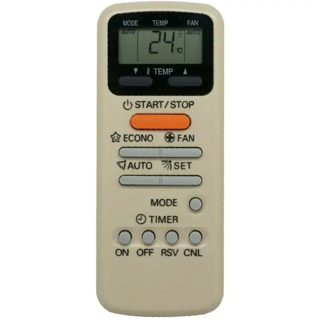 Telecomanda aer conditionat 55x135x20mm, OEM, negru