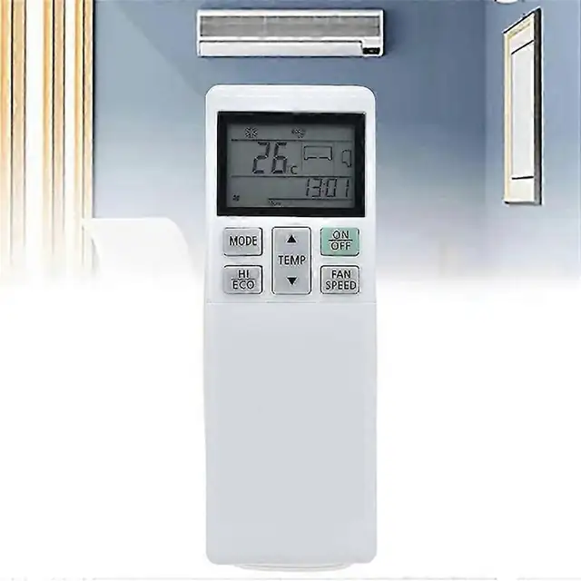 Telecomanda aer conditionat, inlocuitor, alb, 10x3x1.5cm