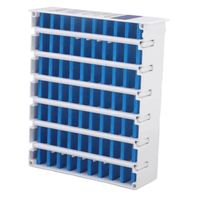 Filtru mini aer conditionat, bumbac netesut ABS, alb, 15x13x3.8cm