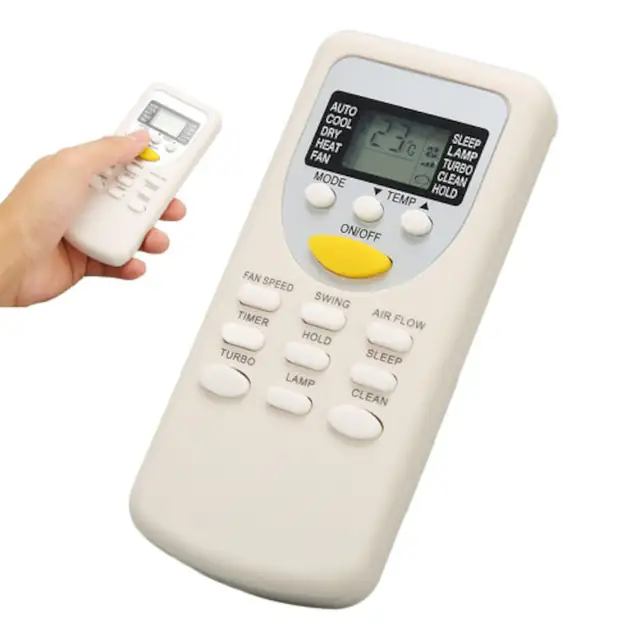 Telecomanda universala aer conditionat, ABS, compacta, neagra
