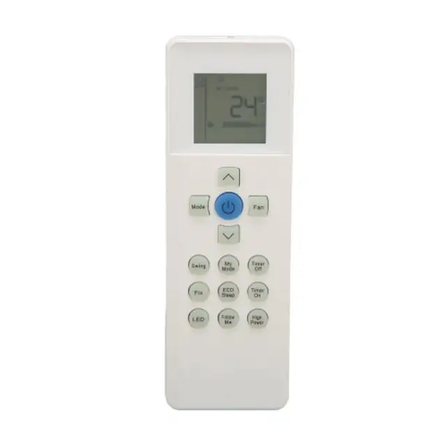 Telecomanda aer conditionat, inlocuire, functii multiple, alb, 15x5x2cm