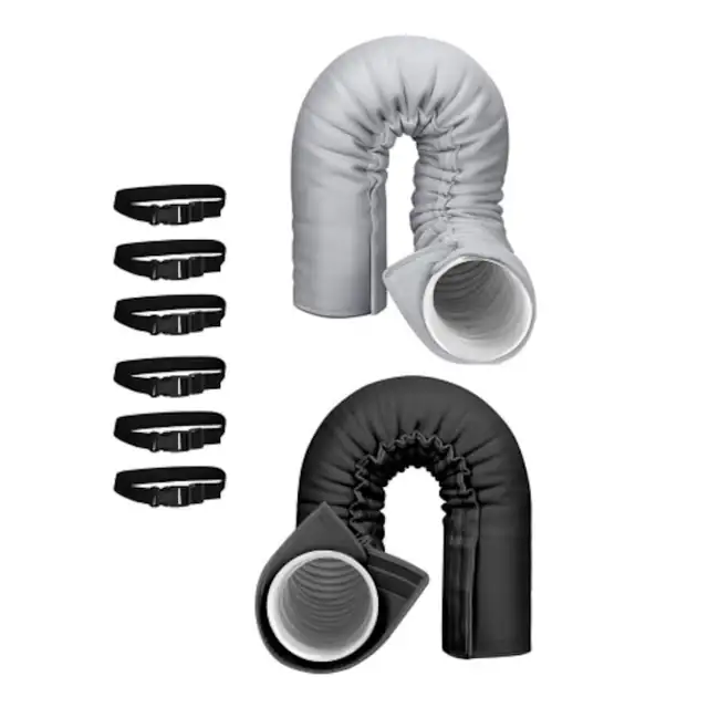 Set 2 huse izolare furtun aer conditionat 150x15cm ajustabile portabil