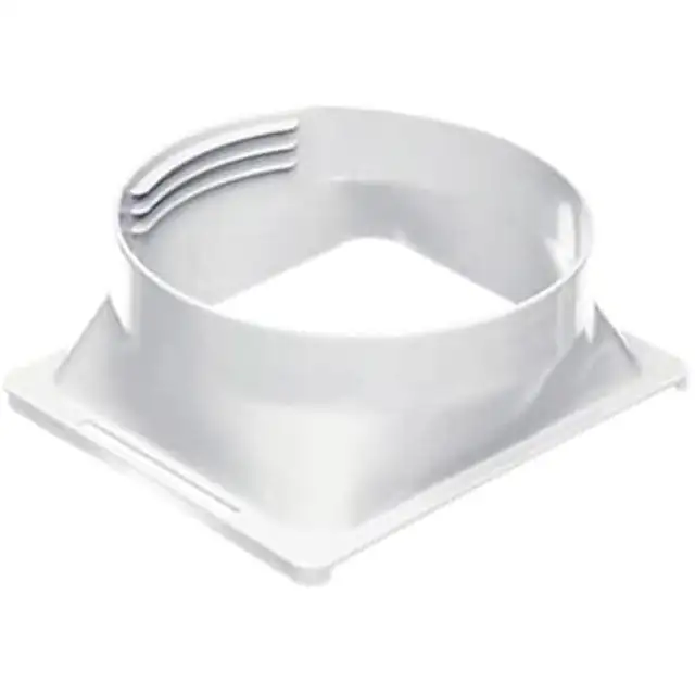 Adaptor furtun evacuare aer conditionat portabil, ABS, alb, 13x15cm