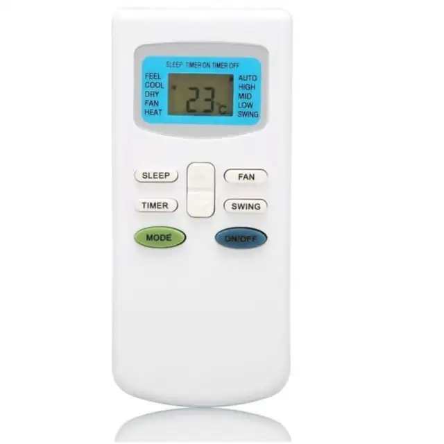 Telecomanda universala aparat aer conditionat, ABS, baterie, compatibila multiple marci
