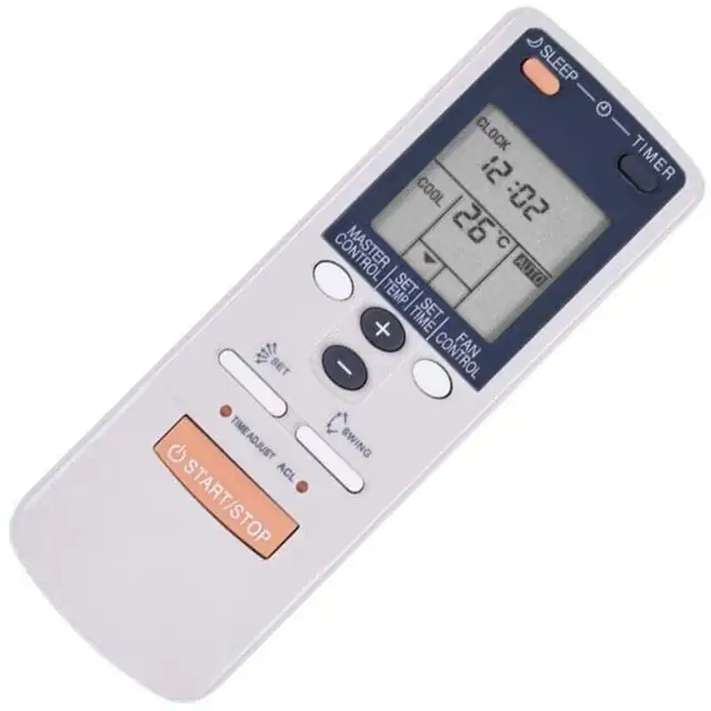 Telecomanda infrarosu pentru aer conditionat, OEM, rezistenta, alba, universala