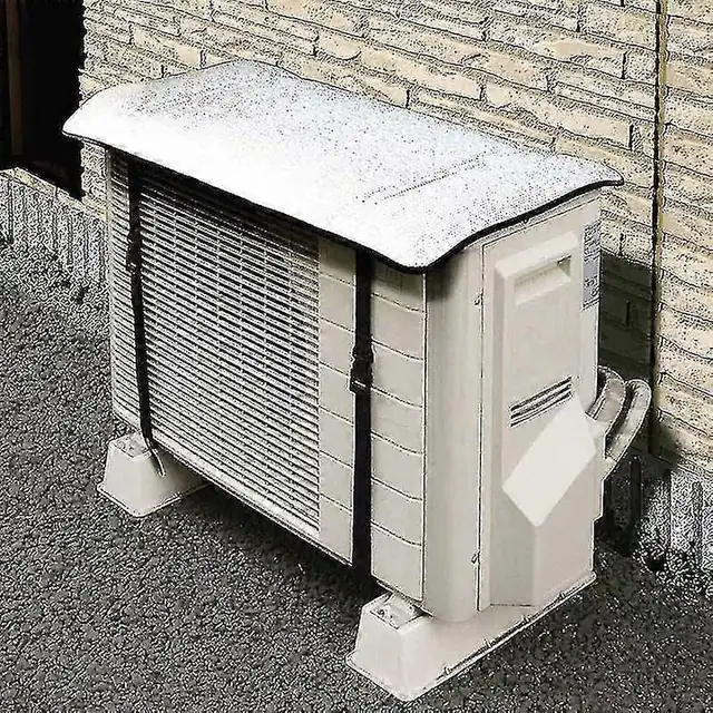 Husa universala pentru aparat aer conditionat, folie aluminiu, argintiu, 80x40x0.5cm