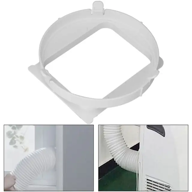 Adaptor furtun evacuare aer conditionat portabil, ABS, 16x16x4cm