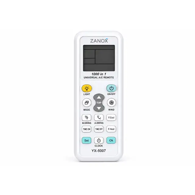Telecomanda Universala A/C ZANOX®, 1000 in 1, Compatibila Multi Brand
