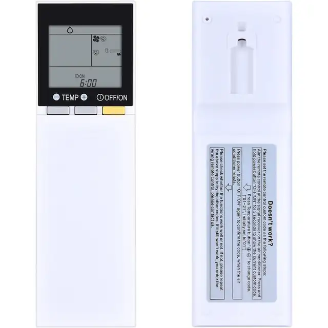 Telecomanda de schimb AC pentru aparatele de aer conditionat Mitsubishi SG15C SG15D SG10A SG18D SG15J SG17B SG19C SH20A, XG16A XG16A-1 MSZ-SF25VE-E1 MSZ-SF25VE-E2 MSZ-SF25VE-EN1 (Incalzire si aer conditionat)