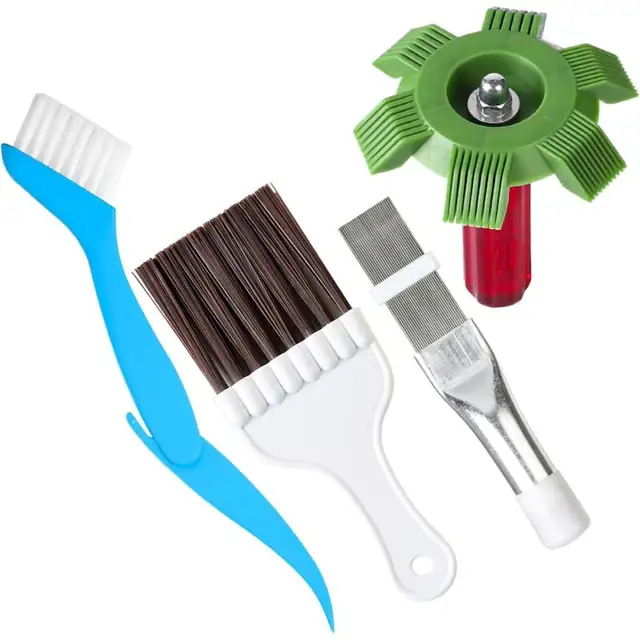 Set 4 accesorii curatare aripioare aer conditionat multicolor 30x20x2.5cm