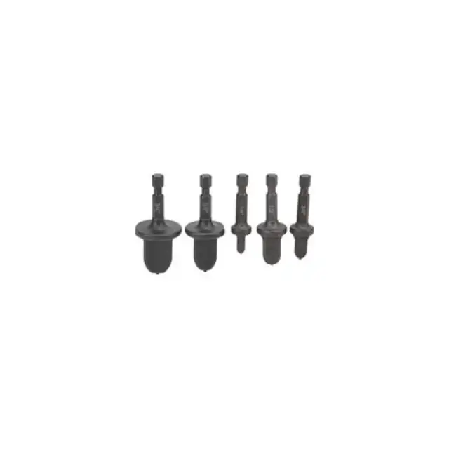 Set 5 Extensii Tevi Cupru pentru Aer Conditionat, Otel, Negru, 6.3-19mm