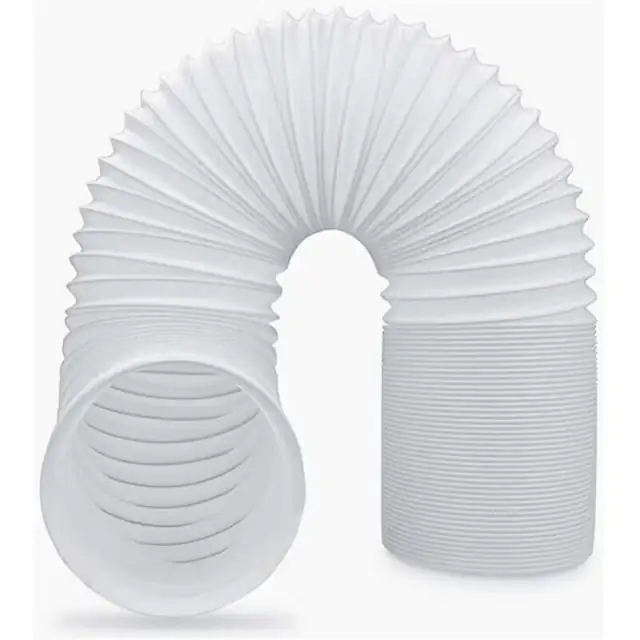 Furtun flexibil pentru aer conditionat portabil, 15cm diametru, alb, 36x200cm