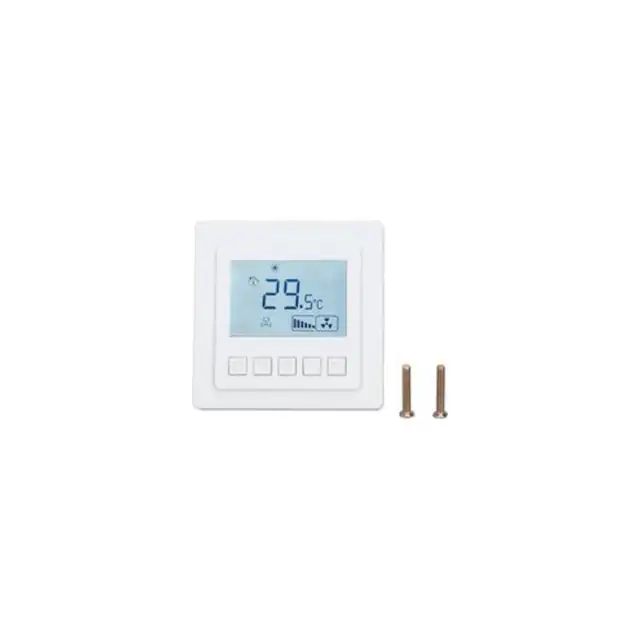 Termostat aer conditionat 5-35C precizie +/-1C ecran LCD mare multicolor 142g