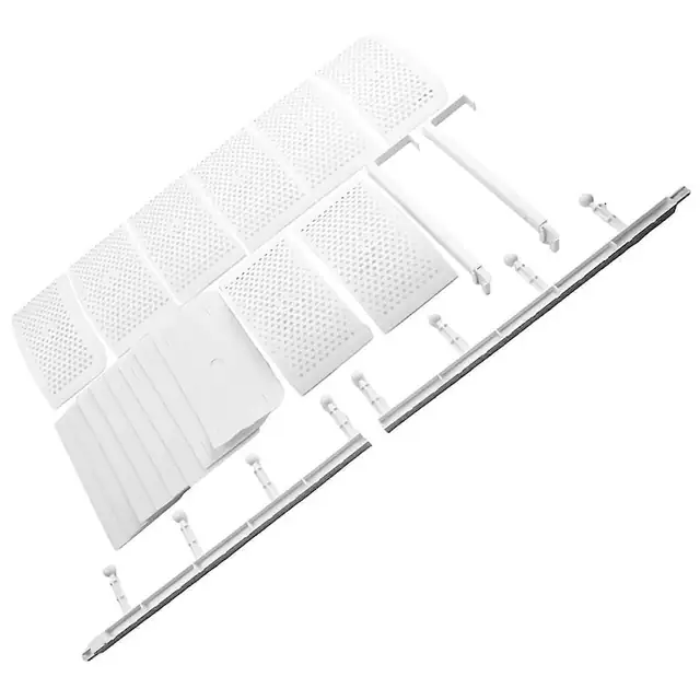 Deflector aer conditionat universal reglabil 20x90cm alb