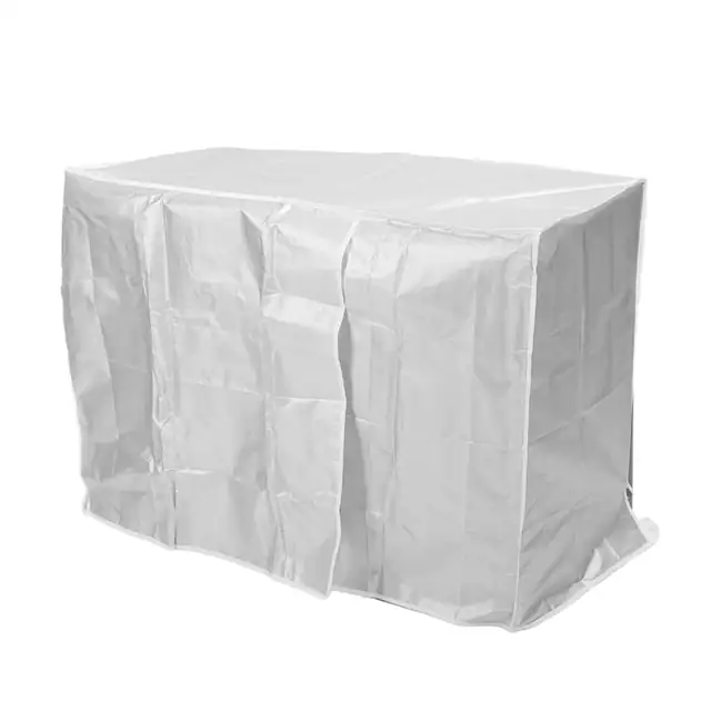 Husa protectie aparat aer conditionat geam, impermeabila, rezistenta la praf, argintie, reglabila, 60x60x20cm