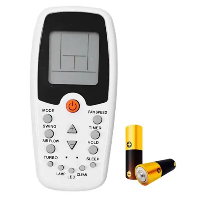 Telecomanda universala aer conditionat, plastic, ecran mare, sensibil, 2xAAA