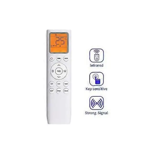 Telecomanda aer conditionat 006196 776FH alb 15x5x2cm