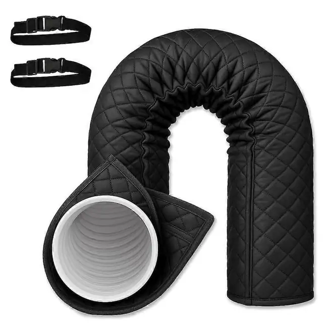 Set accesorii husa izolatie furtun aer conditionat negru 150x52cm