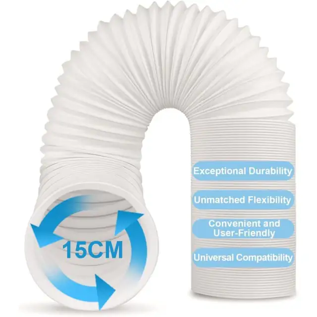 Furtun aer conditionat portabil, flexibil, 15cm diametru, 2m lungime