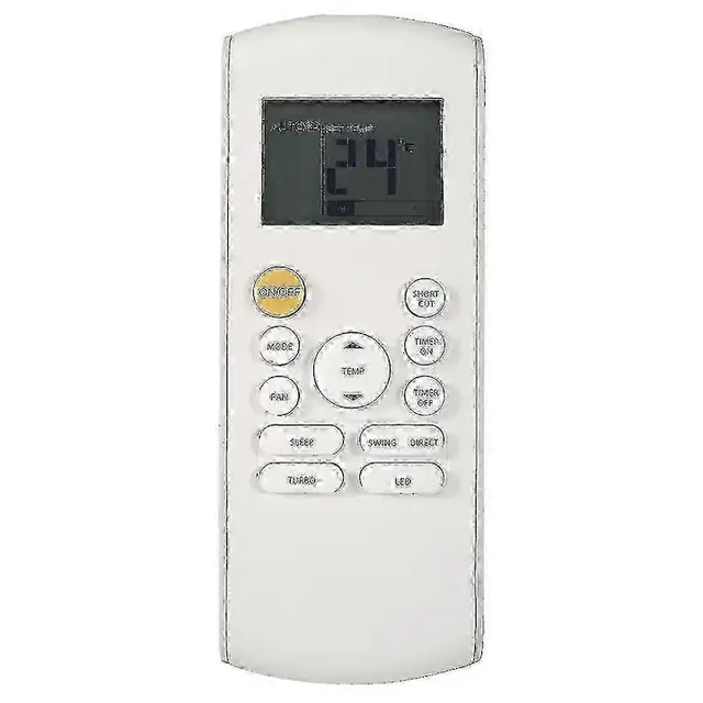Telecomanda aer conditionat, 14.5x5.5x1.5cm, alb