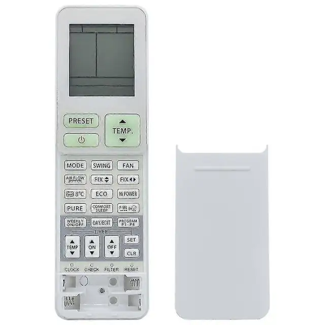 Telecomanda aparat aer conditionat, 433 MHz, ABS, 28x13.5x0.5cm, alb