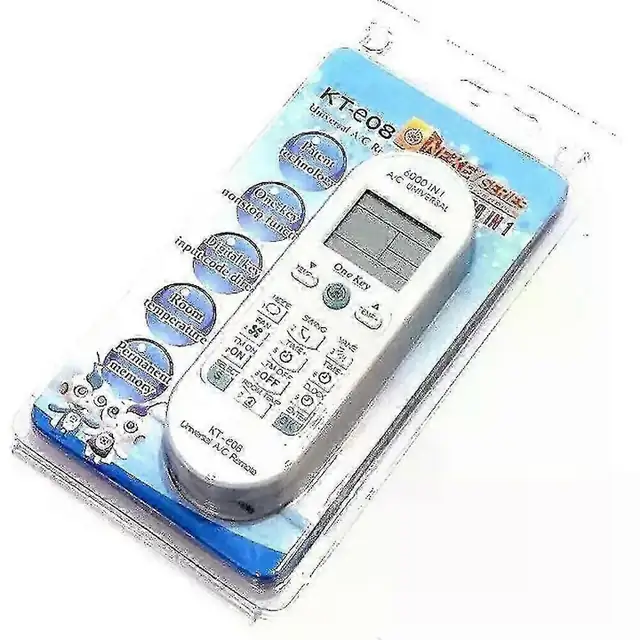 Telecomanda universala aparat aer conditionat, KT-e08, ABS, alb, 28x13.5x5cm