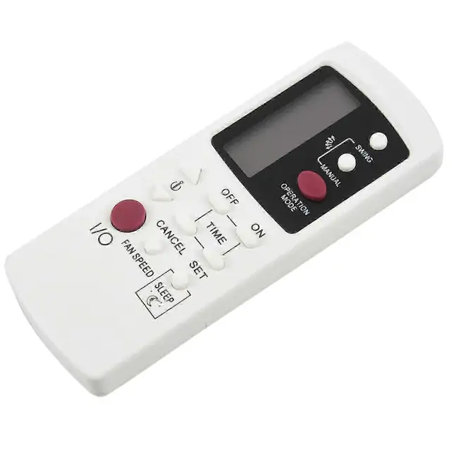 Telecomanda aer conditionat 145x55x15mm alb plastic