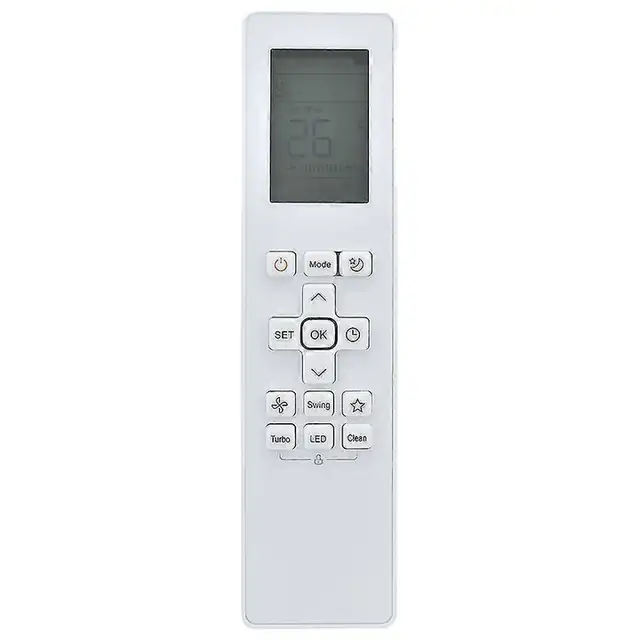 Telecomanda aer conditionat RG10B, alb, 19.3x4.8x2.5cm
