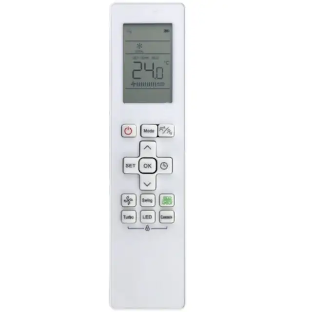 Telecomanda inlocuire aparat aer conditionat RG10X1 G2HS BGEF, negru