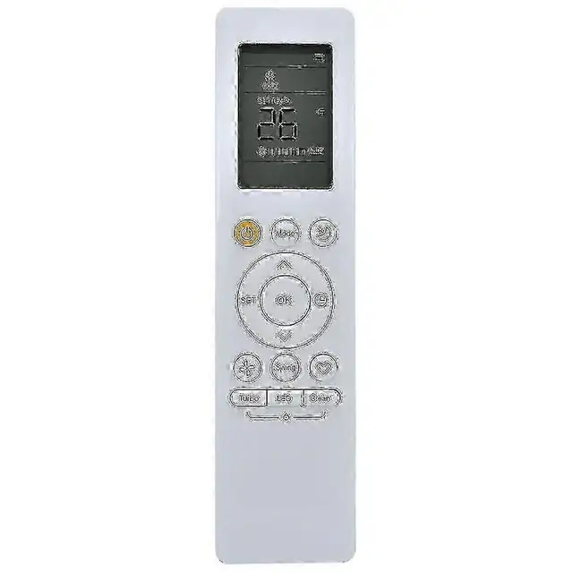 Telecomanda aparat aer conditionat, 433 MHz, ABS, negru, 28x13.5x5cm