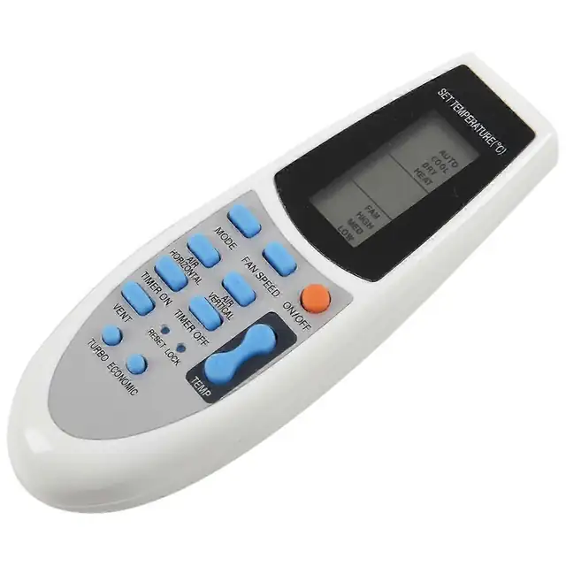 Telecomanda aparat aer conditionat, alb negru argintiu, 120x40x25mm