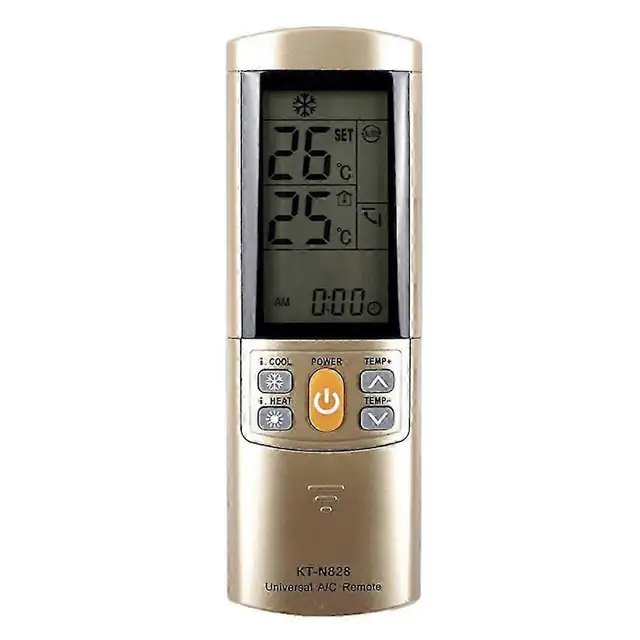 Telecomanda universala aer conditionat KT-N828, compatibilitate extinsa, negru, 15x5x2cm