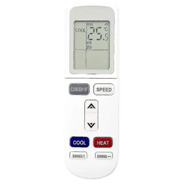 Telecomanda aer conditionat, 16cm, alb, ABS, set 1 buc