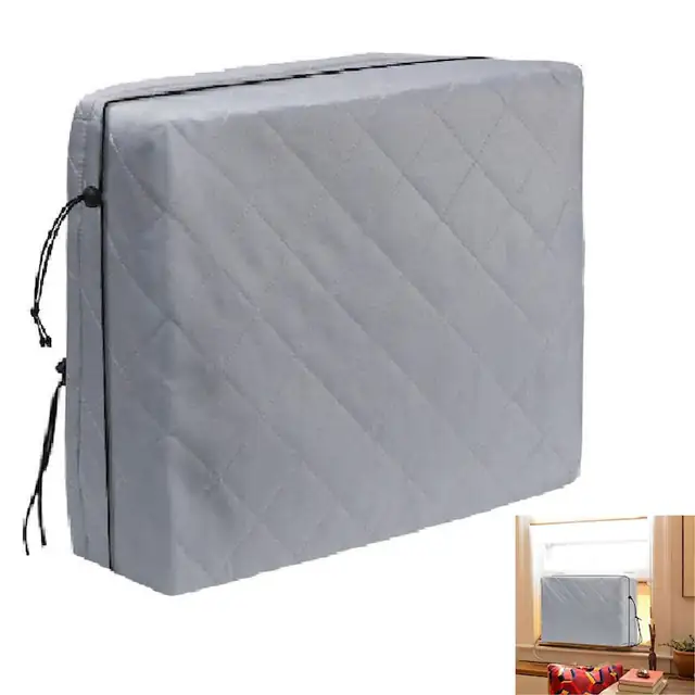 Husa protectie aparat aer conditionat 43x33x9cm poliester gri deschis impermeabila