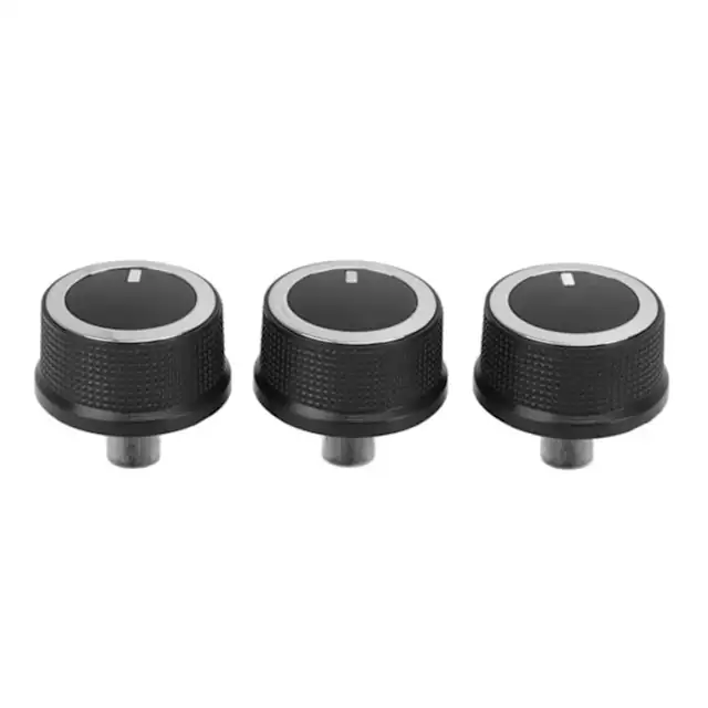 Set 3 butoane control temperatura aer conditionat, negru, 84793085, 84141127