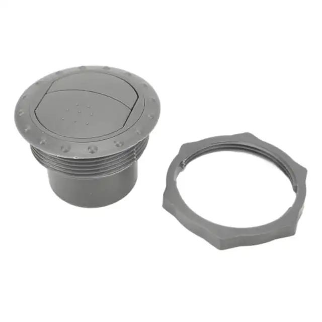 Orificiu aer conditionat rotund universal 70x48x48mm gri inchis pentru RV barca autocar