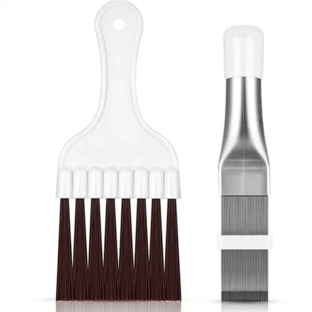 Set 2 perii curatare condensator aer conditionat, plastic, 15x3cm