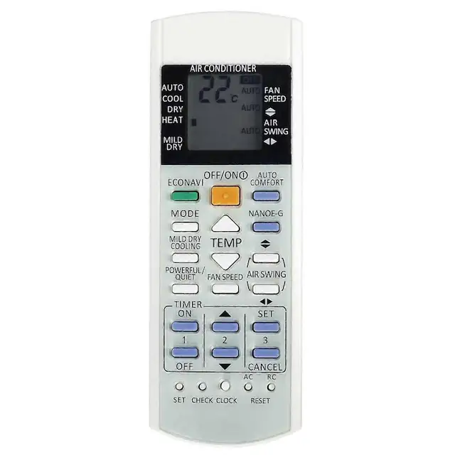 Telecomanda universala aer conditionat, ergonomic, ABS, 1-8m, 14x5x2cm